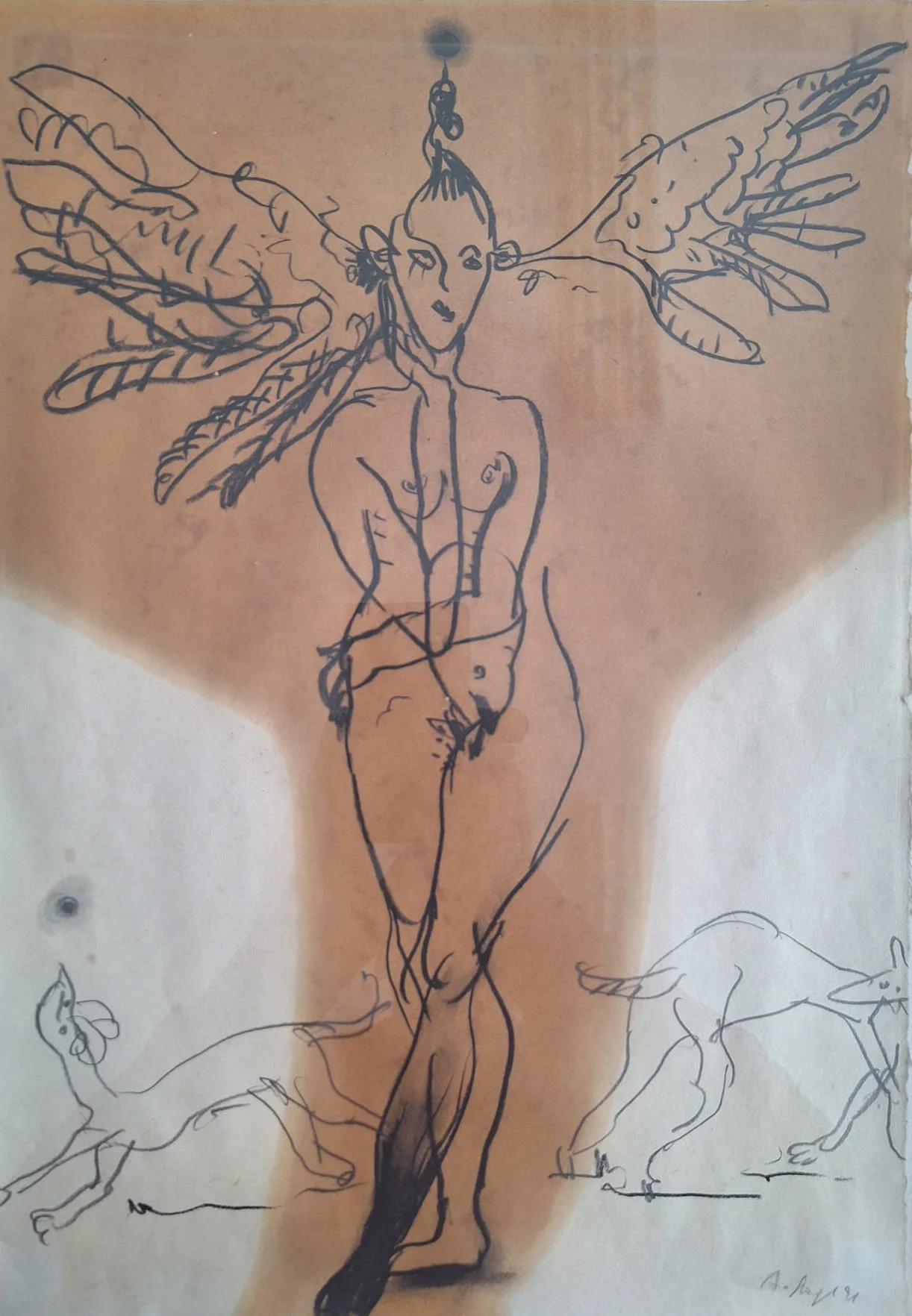 Werk von Anna Stangl aus der Sammlung Gegenhuber