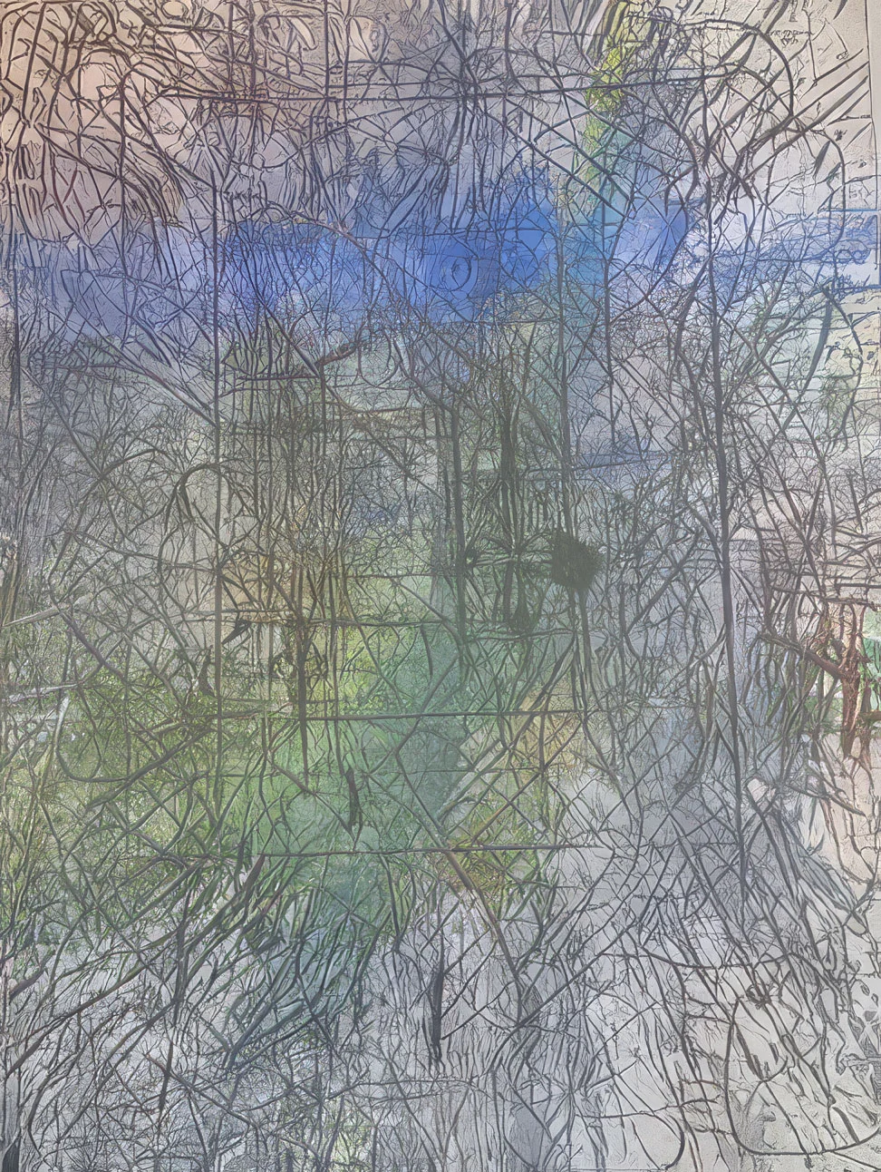 Werk von Hermann Nitsch aus der Sammlung Gegenhuber