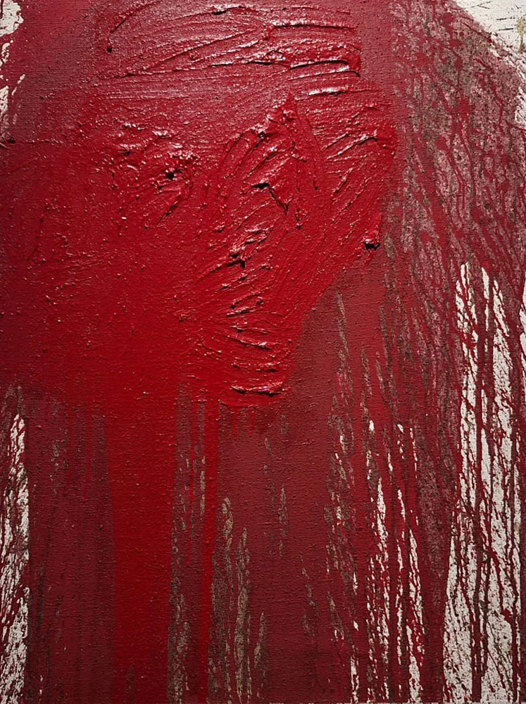 Werk von Hermann Nitsch aus der Sammlung Gegenhuber