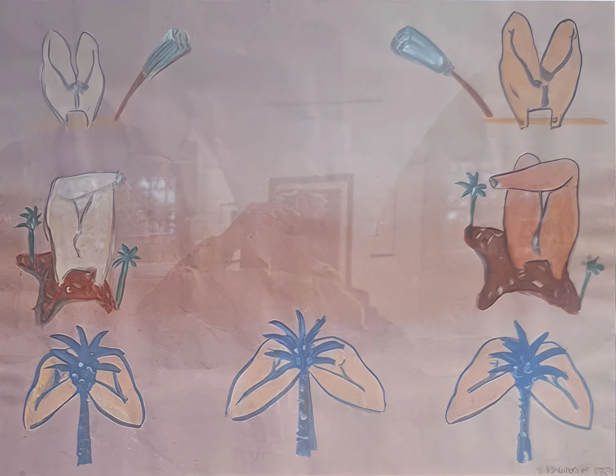 Werk von Ingrid Kowarik aus der Sammlung Gegenhuber