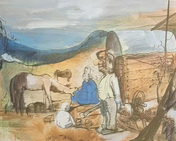 Werk von Siegfried Anzinger aus der Sammlung Gegenhuber