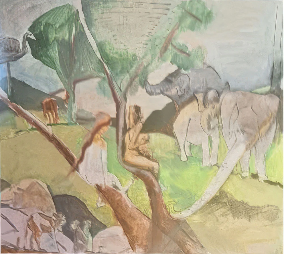 Werk von Siegfried Anzinger aus der Sammlung Gegenhuber